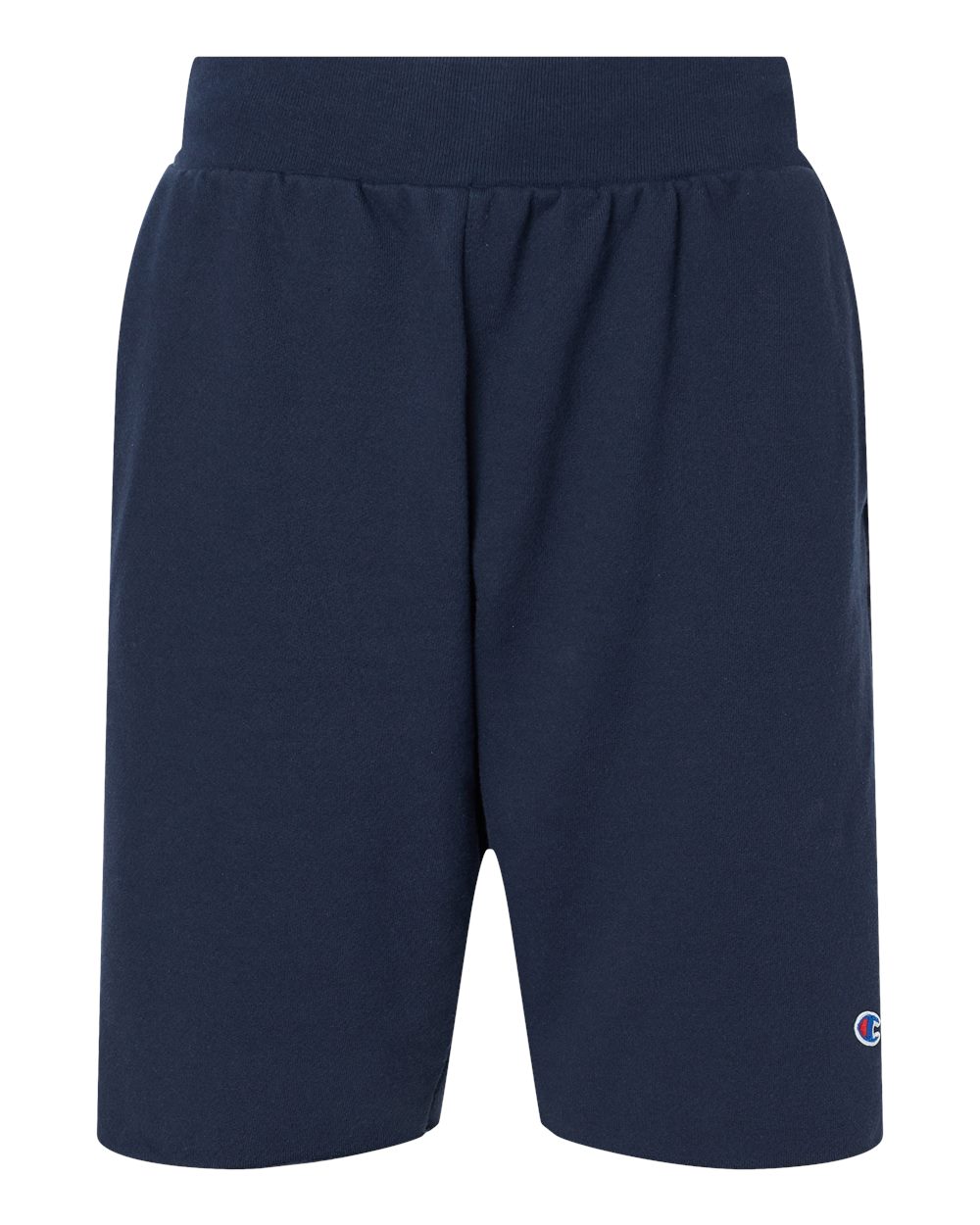 Front View of Navy Reverse Weave® Shorts - RW26