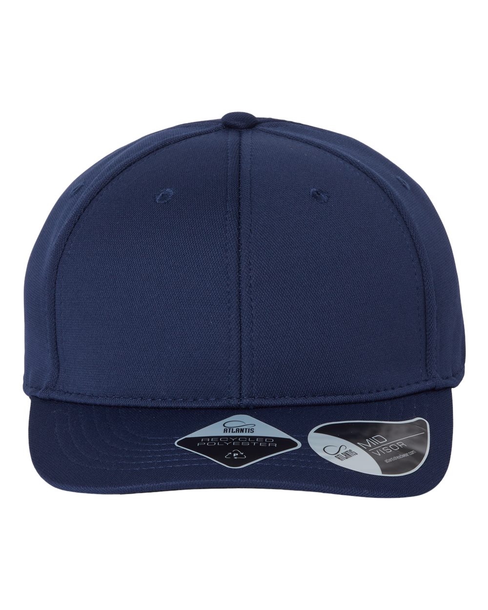 Front View of Navy Sustainable Honeycomb Cap - SKYE