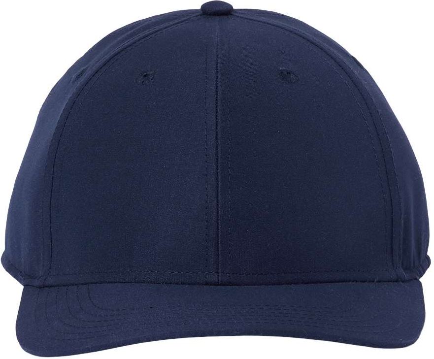 Front View of Navy Sustainable Recy Feel Cap - REFE