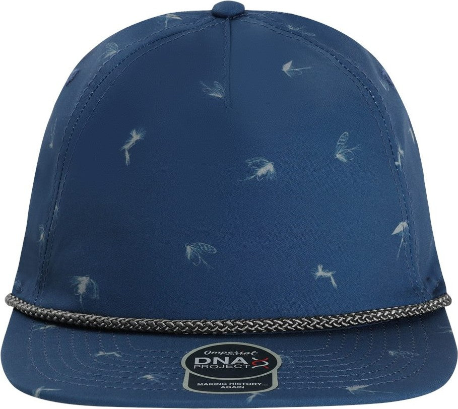 Front View of Navy The Golden Hour Cap - DNA014