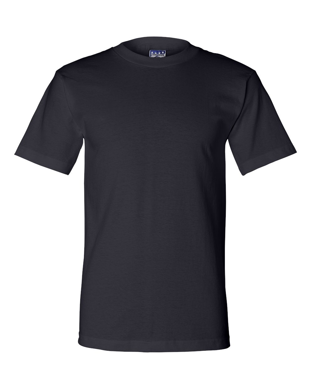 Front View of Navy Union-Made T-Shirt - 2905