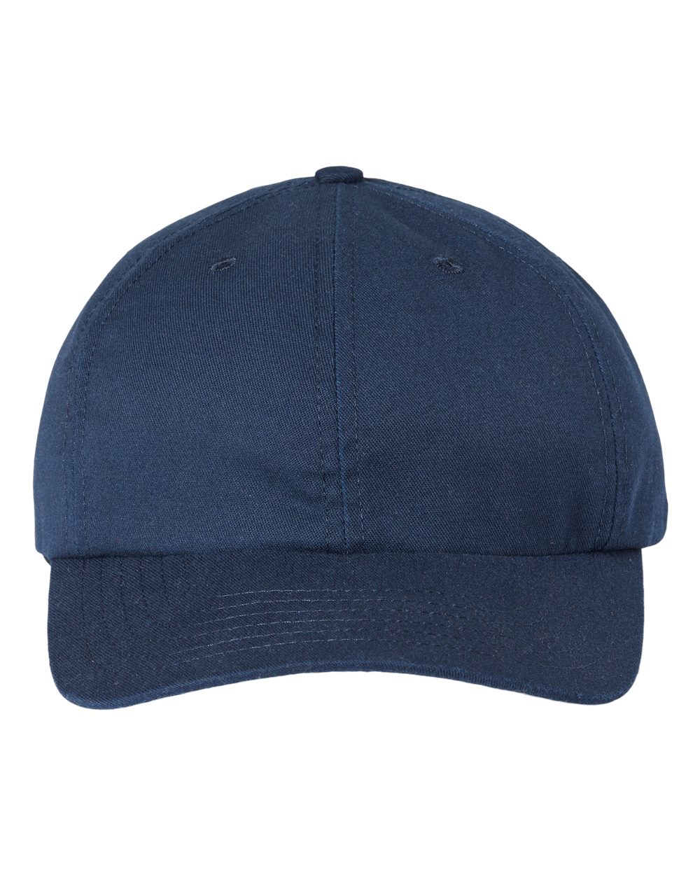 Front View of Navy USA-Made Dad Hat - USA200