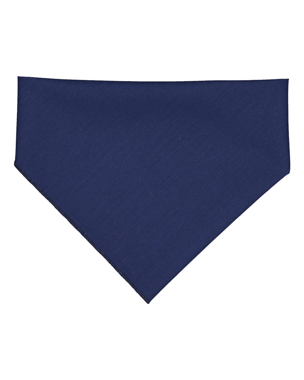 Front View of Navy USA-Made Doggie Bandana - 3905