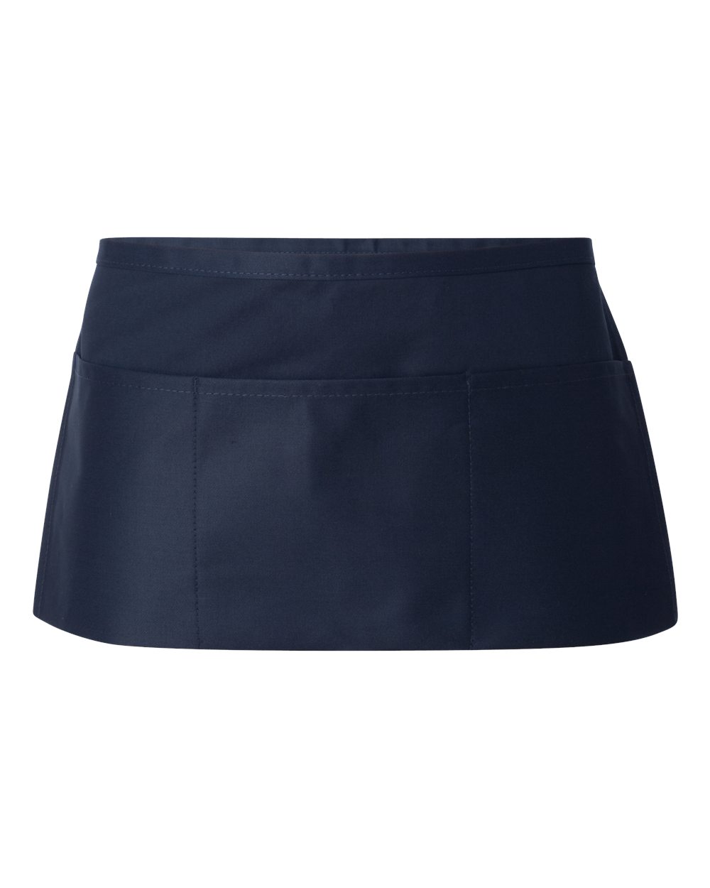 Front View of Navy Waist Apron - 5501