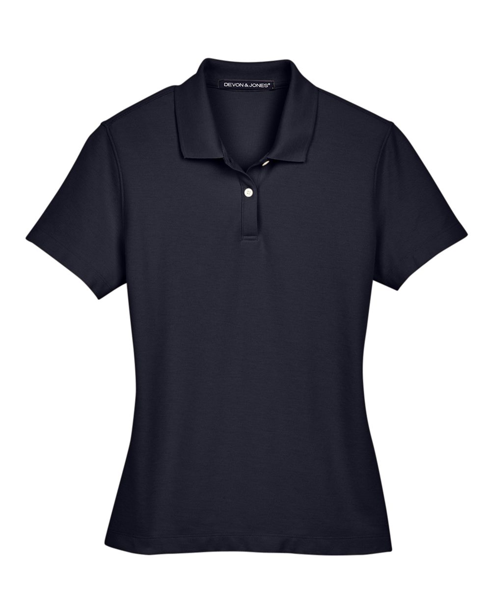 Front View of Navy Women's DRYTEC20™ Performance Polo - DG150W
