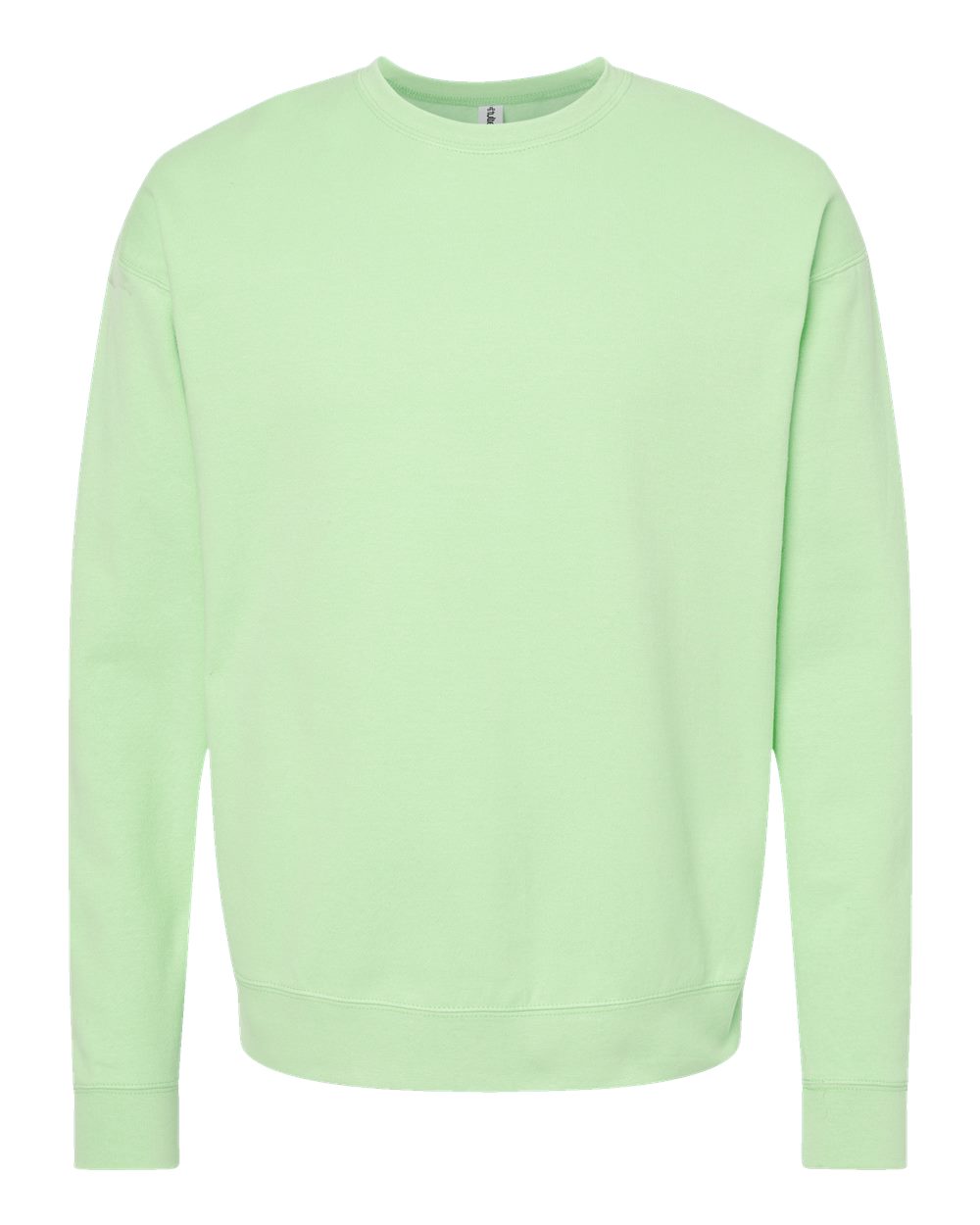 Front View of Neo Mint Fleece Crewneck Sweatshirt - 340