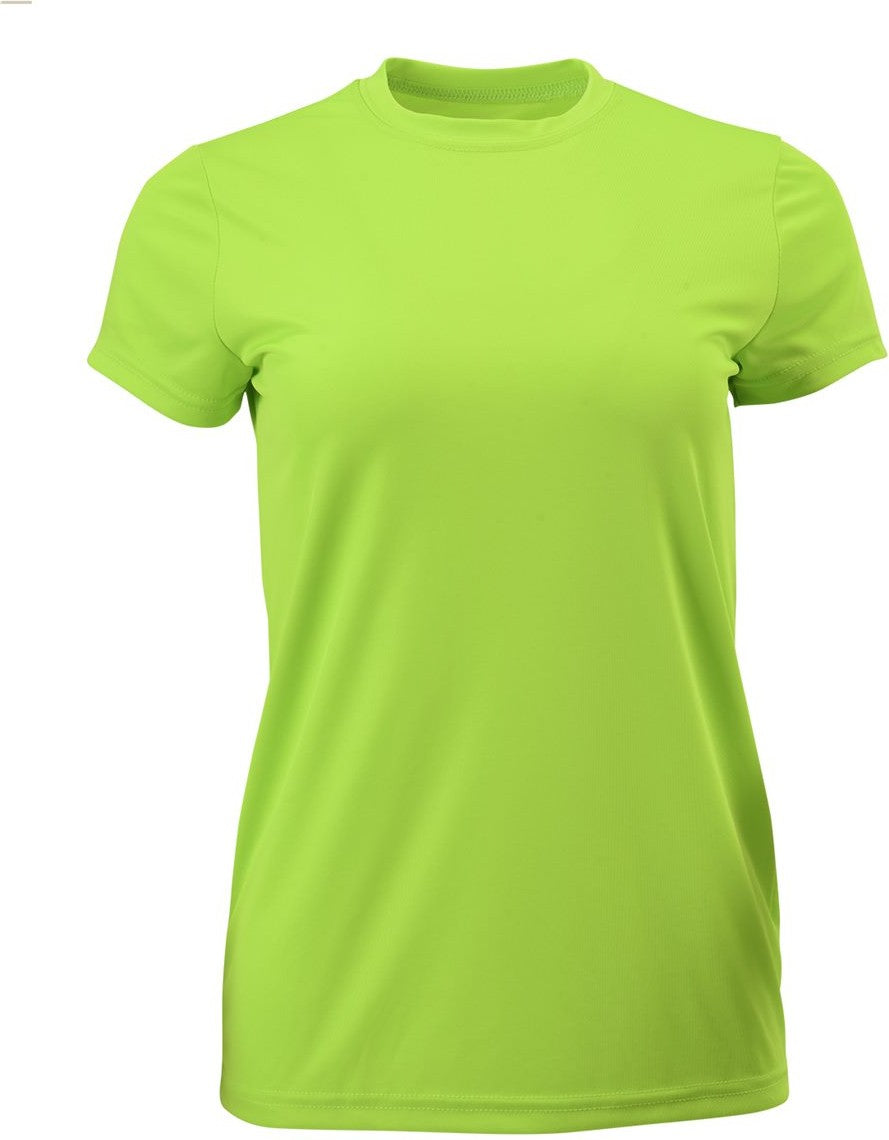 Neon Lime Women's Islander Performance T-Shirt - 204