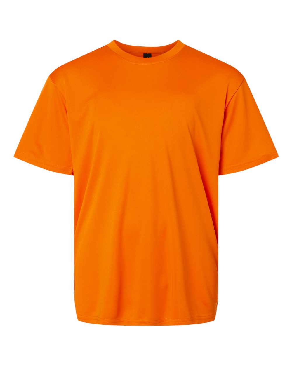 Front View of Neon Orange Pro-Lock Youth Performance T-Shirt - 48000Y