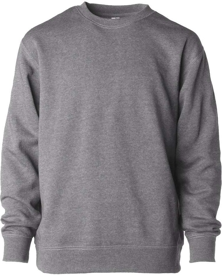 Front View of Nickel Toddler Lightweight Special Blend Crewneck Sweatshirt - PRM10TSBC