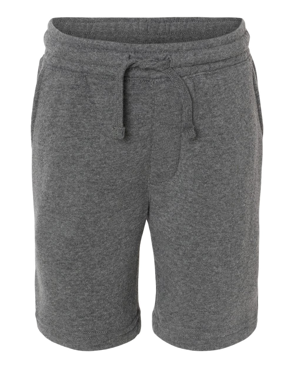 Front View of Nickel Youth Lightweight Special Blend Fleece Shorts - PRM16SRT