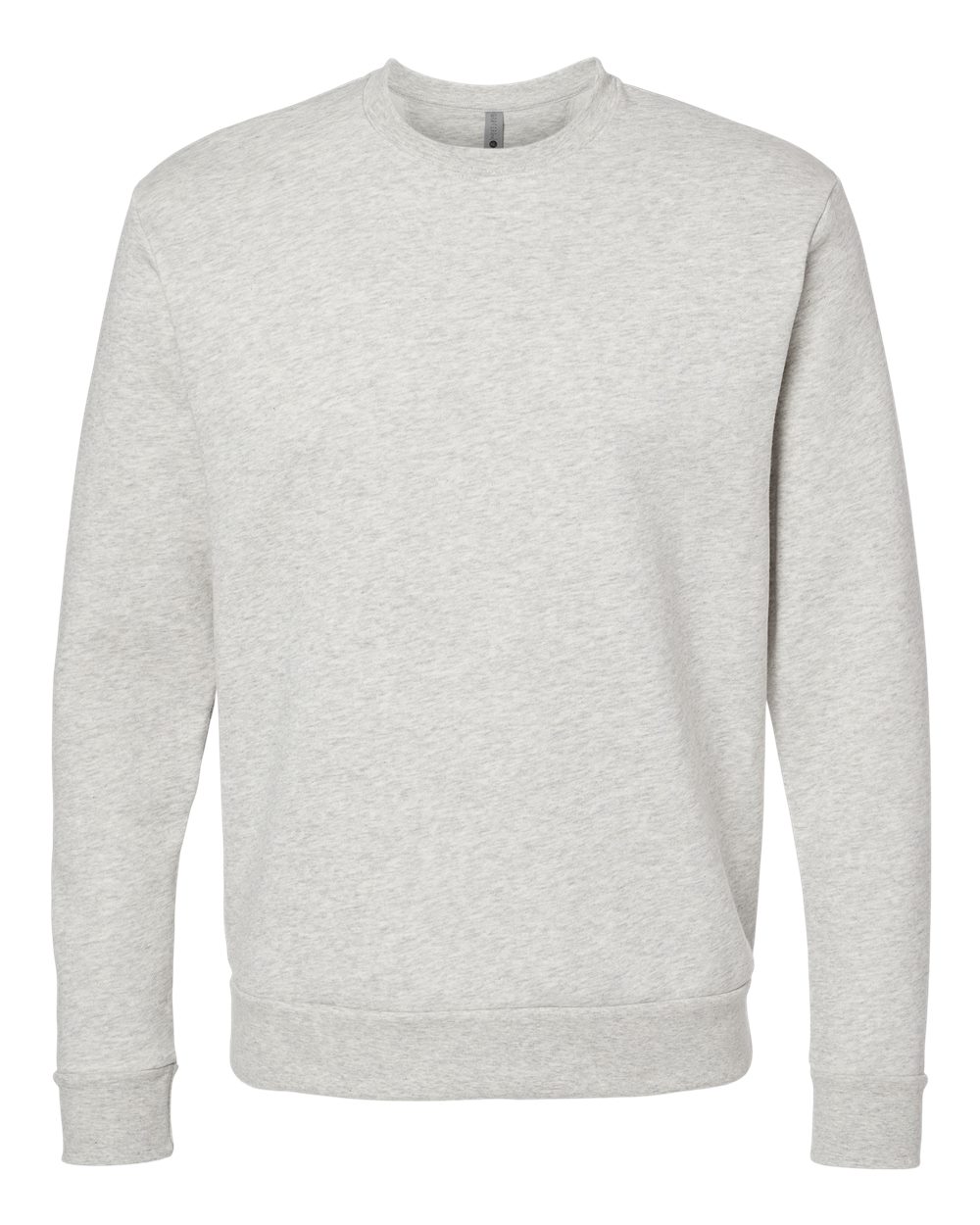 Front View of Oatmeal Malibu Crewneck Sweatshirt - 9002