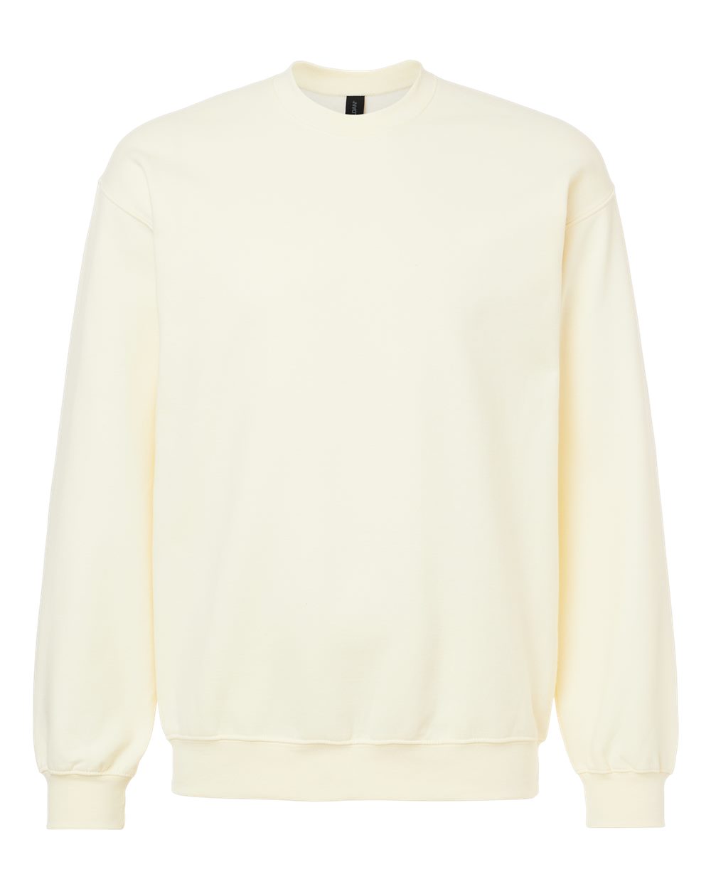 Front View of Off White Softstyle® Midweight Crewneck Sweatshirt - SF000
