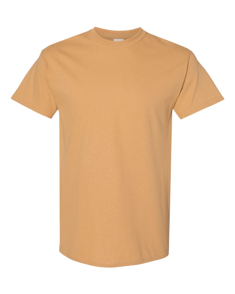Front View of Old Gold Heavy Cotton™ T-Shirt - 5000