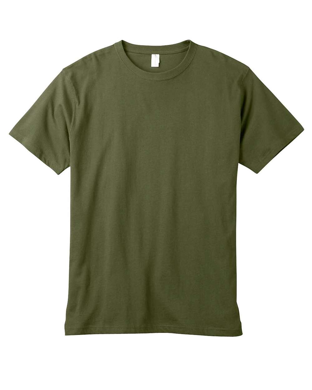 Front View of Olive Classic T-Shirt - EC1000