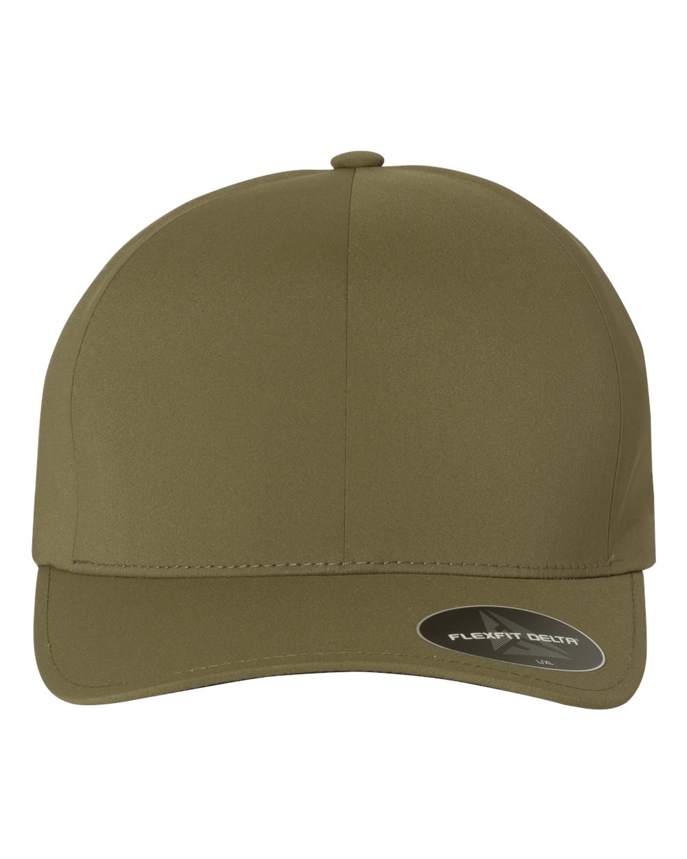 Front View of Olive Delta® Seamless Cap - 180
