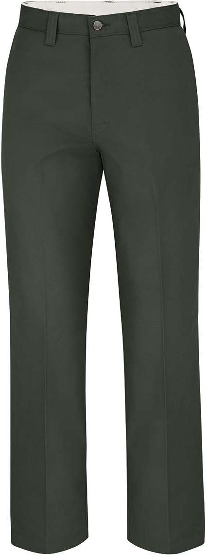Front View of Olive Green - 37 Unhemmed Premium Industrial Multi-Use Pocket Pants - Odd Sizes - LP22ODD
