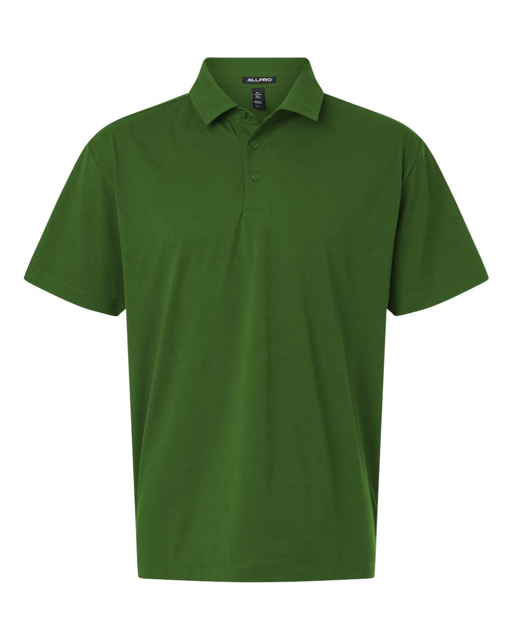 Front View of Olive Green Pro-Flex Sorona® Polo - 41SP0