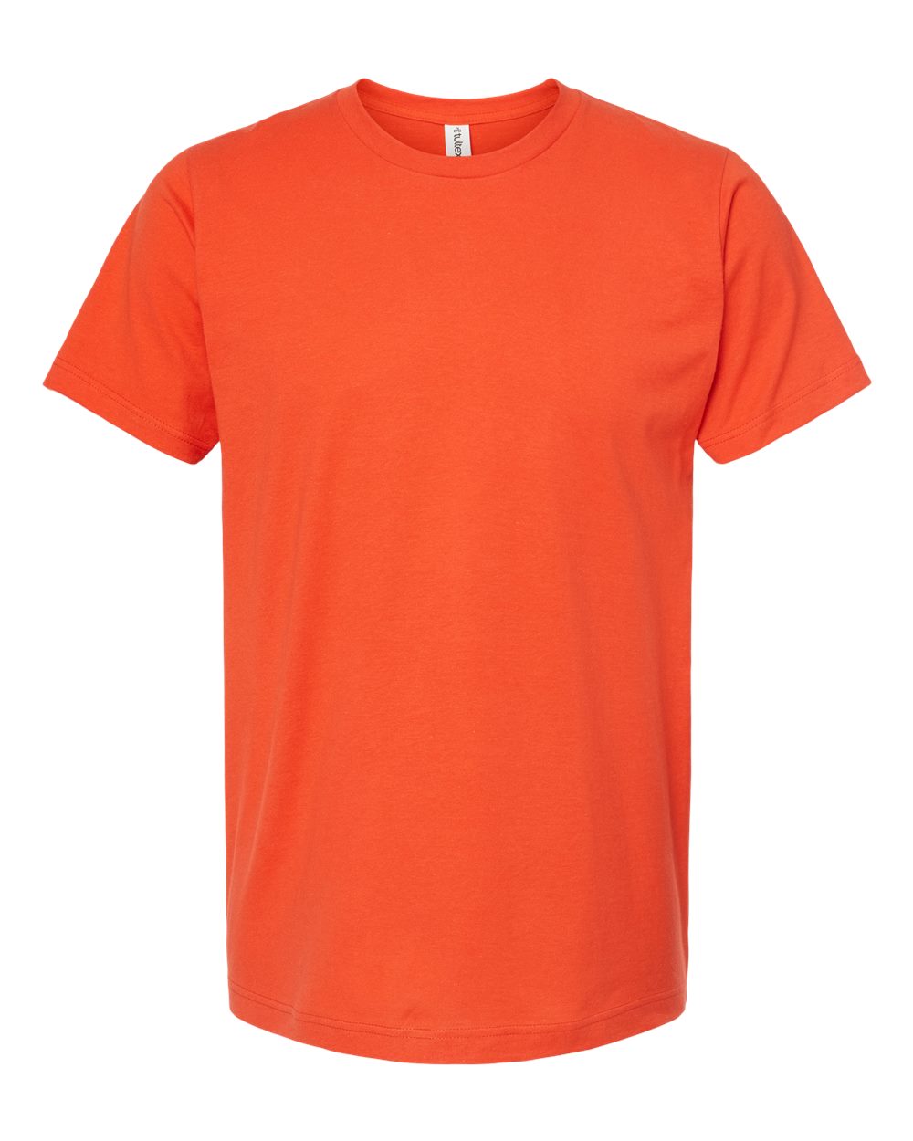 Front View of Orange Fine Jersey T-Shirt - 202