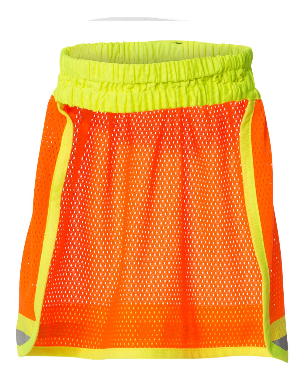 Front View of Orange Hard Hat Sun Shield - 2810-2813