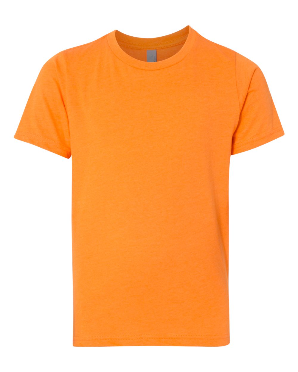 Front View of Orange Youth CVC T-Shirt - 3312