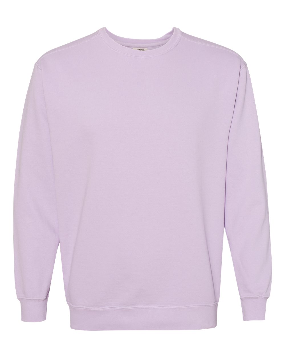 Front View of Orchid Garment-Dyed Sweatshirt - 1566