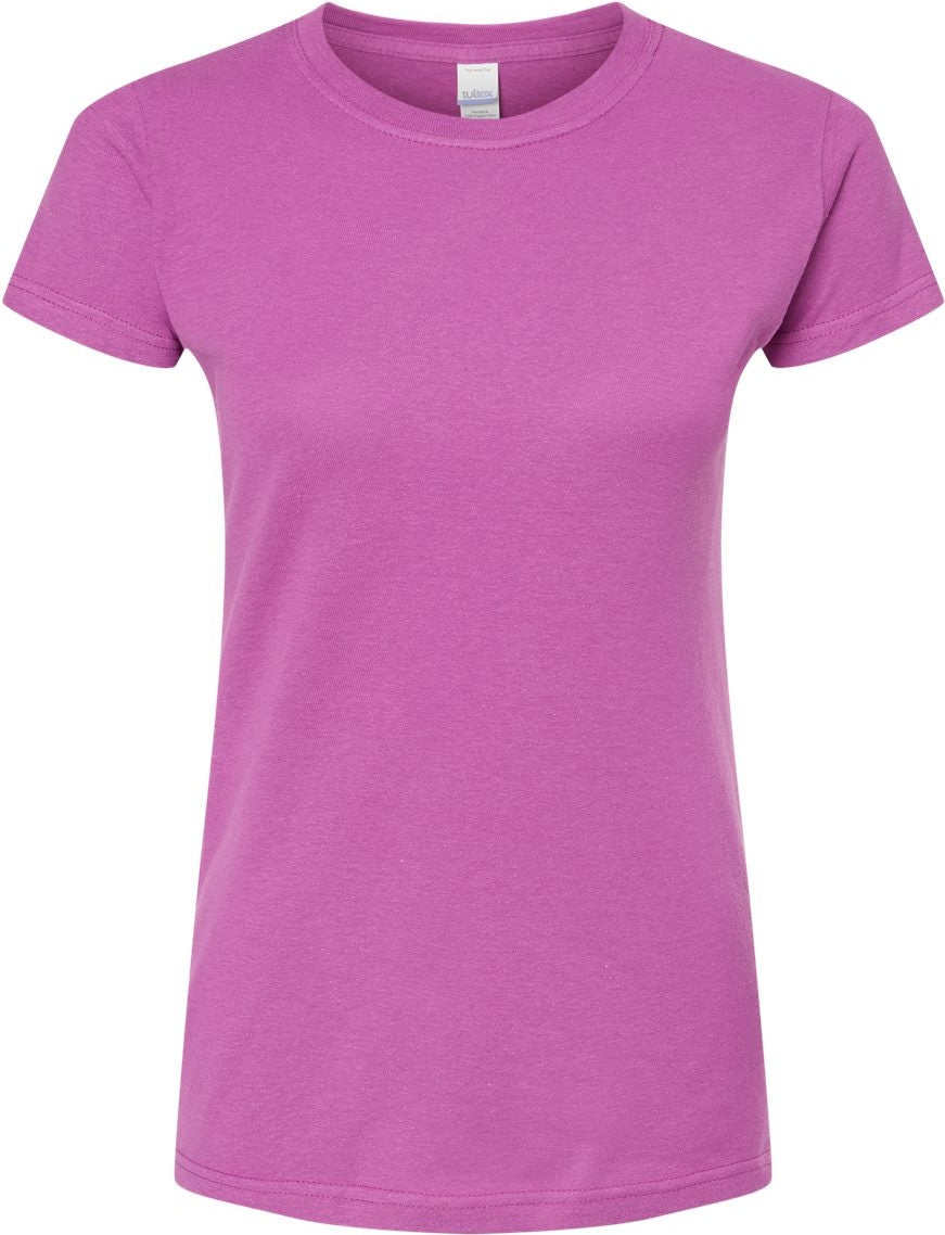 Front View of Orchid Women's Fine Jersey Slim Fit T-Shirt - 213