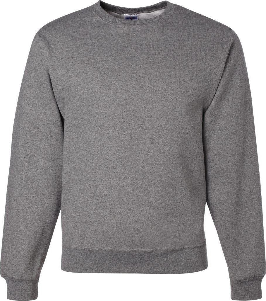Front View of Oxford NuBlend® Crewneck Sweatshirt - 562MR