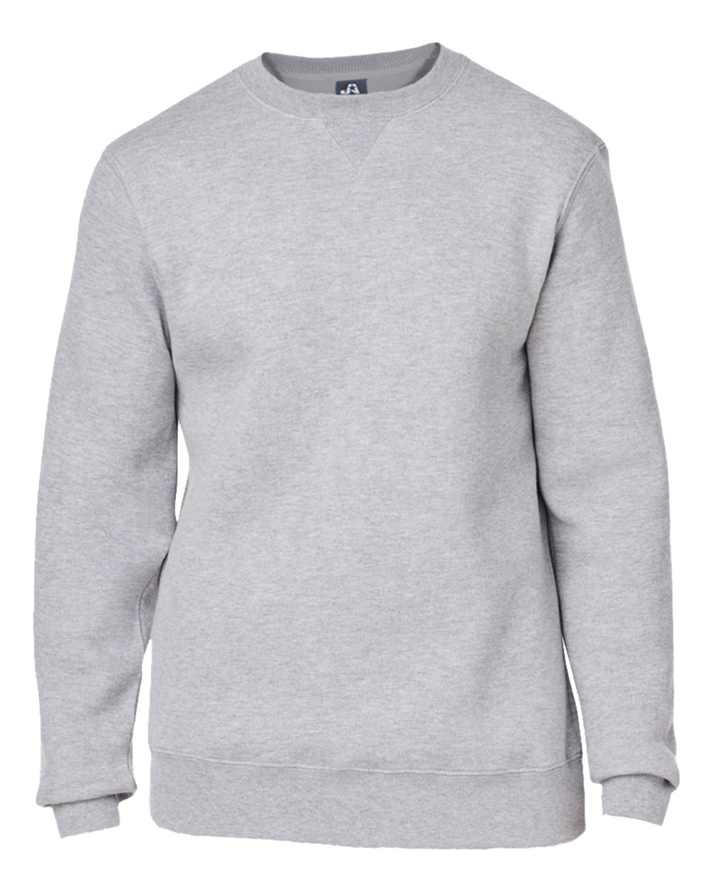 Front View of Oxford Premium Fleece Crewneck Sweatshirt - 8424
