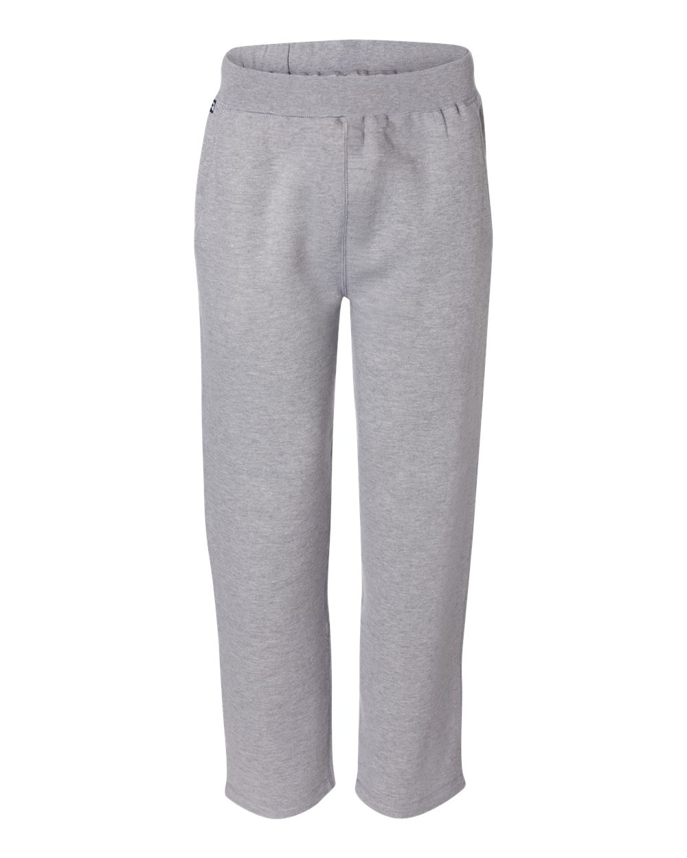 Front View of Oxford Premium Open-Bottom Sweatpants - 8992