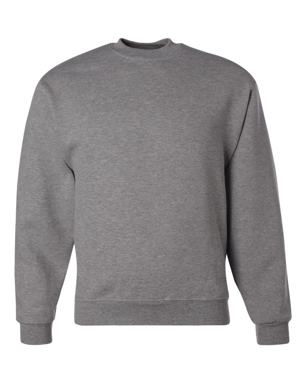 Front View of Oxford Super Sweats NuBlend® Crewneck Sweatshirt - 4662MR