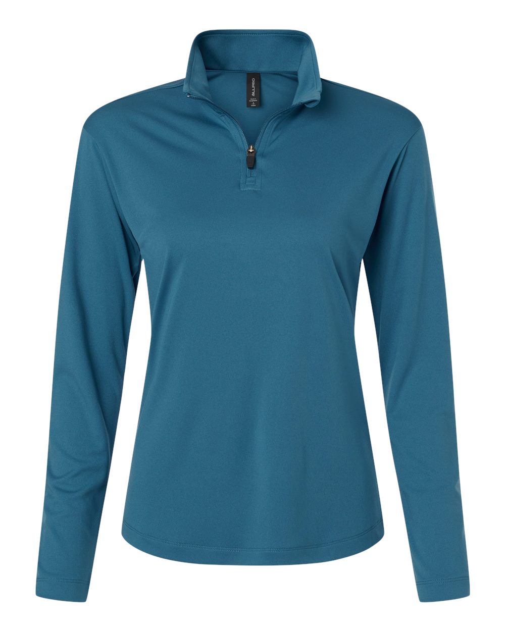 Front View of Pacific Blue Pro-Lock Women's Performance Quarter-Zip Pullover - 41870L