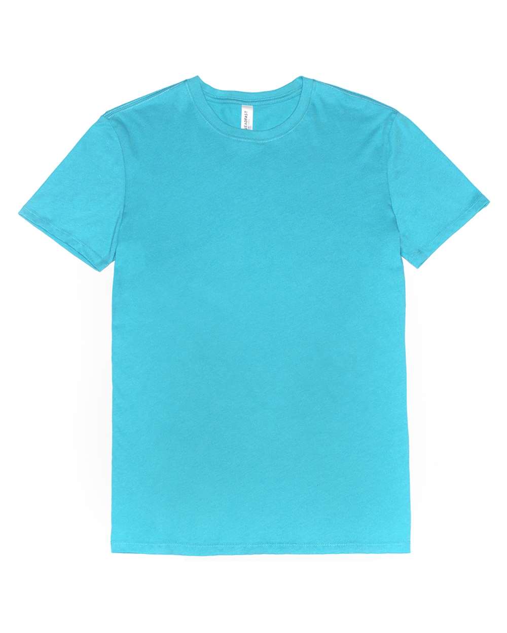Front View of Pacific Blue Ultimate CVC T-Shirt - 100A