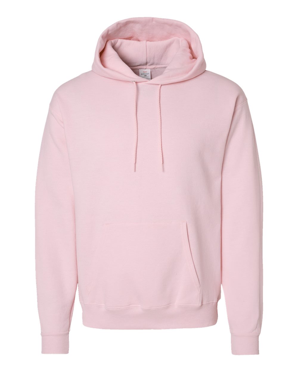 Front View of Pale Pink Ecosmart® Hooded Sweatshirt - P170