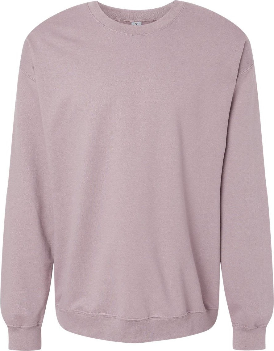 Front View of Paragon Softstyle® Midweight Crewneck Sweatshirt - SF000