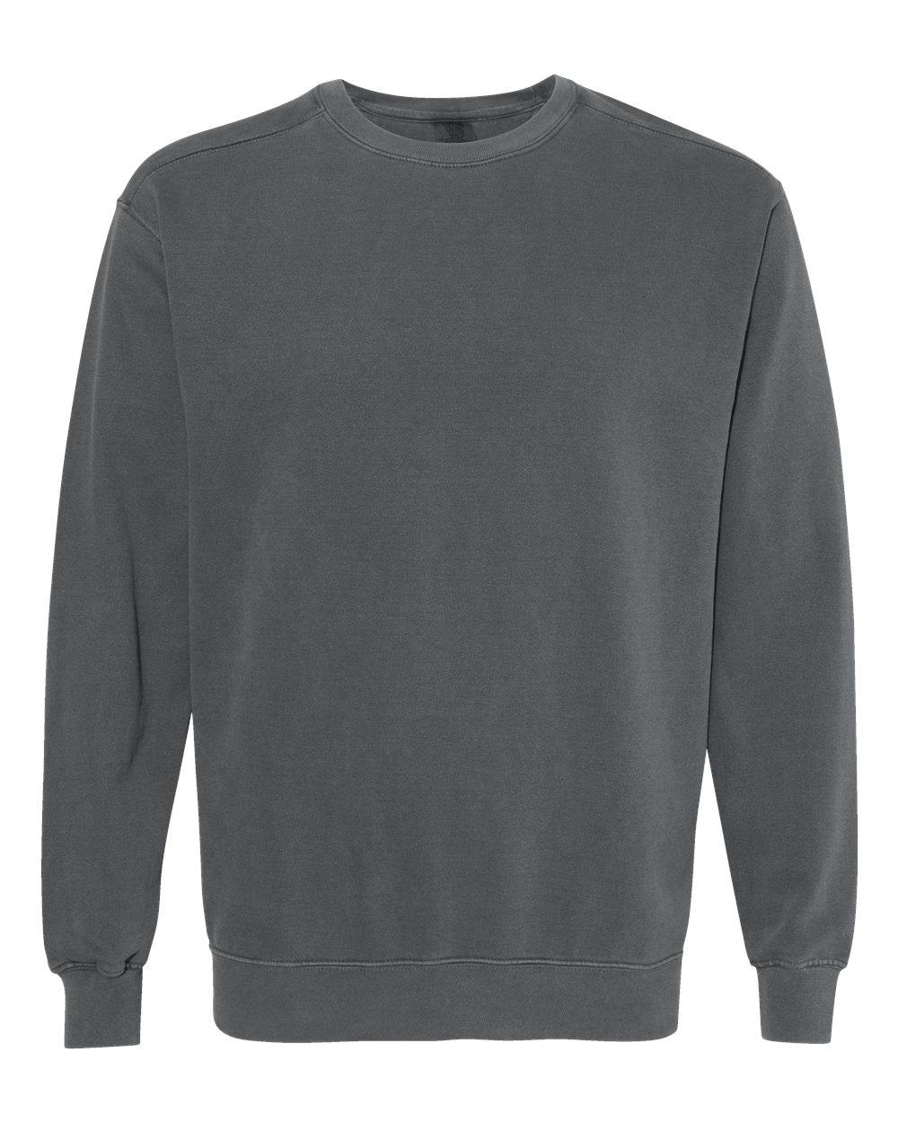 Front View of Pepper Garment-Dyed Sweatshirt - 1566