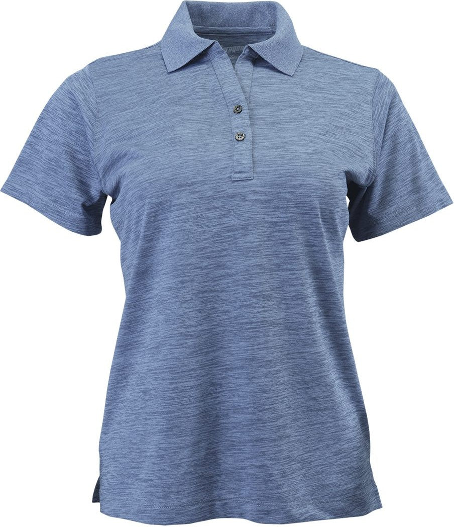 Peri Blue Heather Women's Dakota Striated Heather Polo - 131
