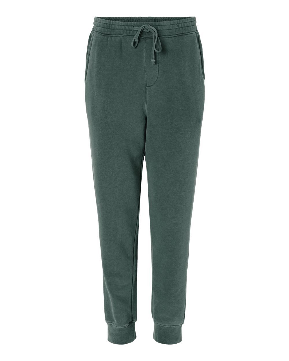 Front View of Pigment Alpine Green Pigment-Dyed Fleece Pants - PRM50PTPD