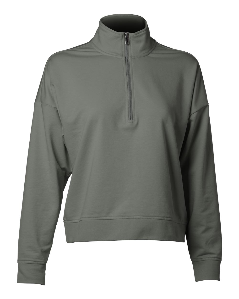 Front View of Pine Women's Perform Quarter-Zip Pullover - EXP15WPQ