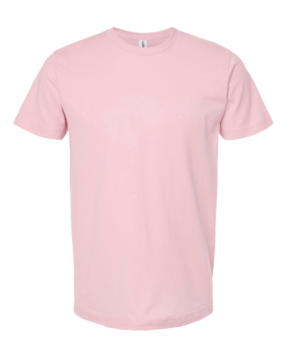Front View of Pink Fine Jersey T-Shirt - 202