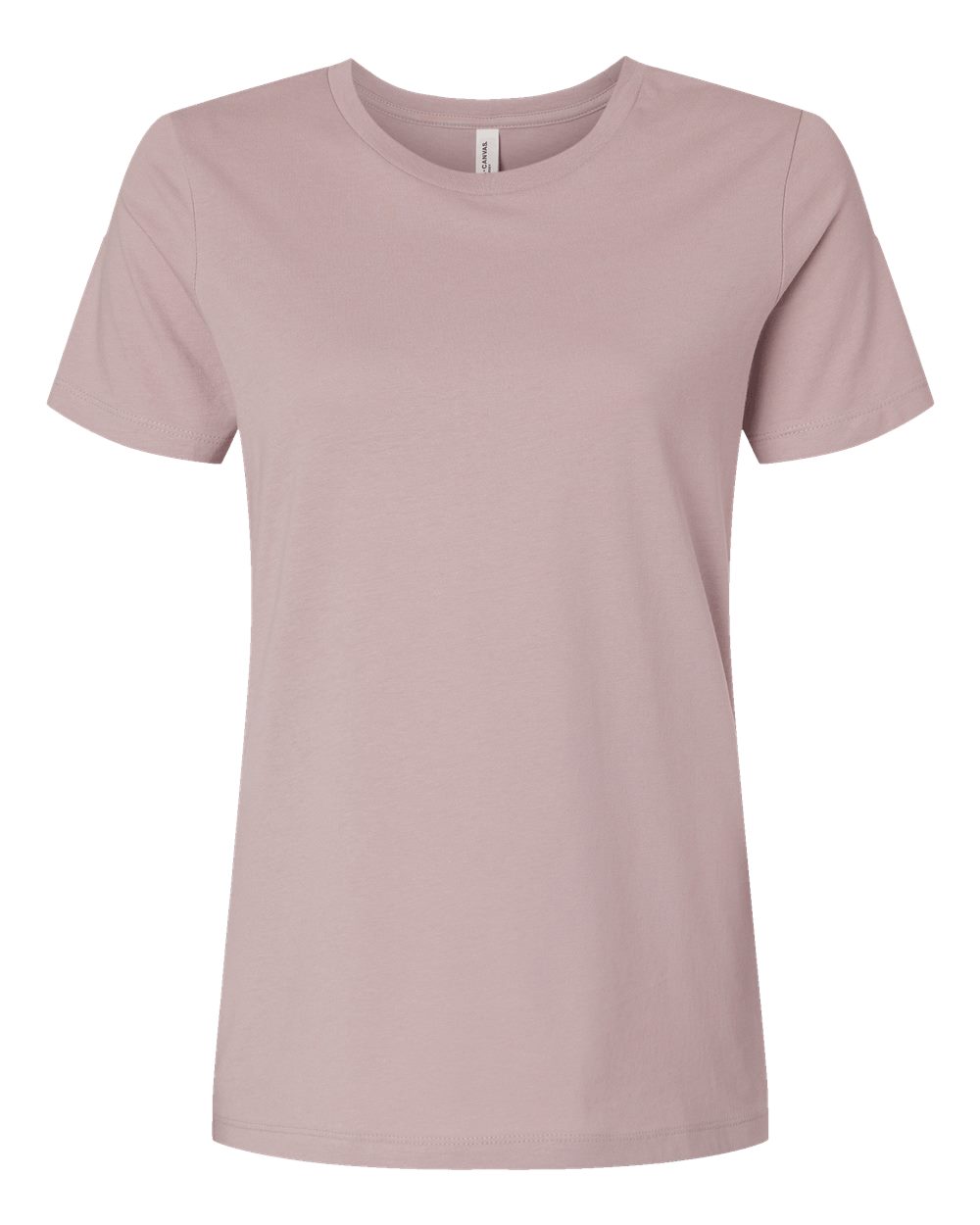 Front View of Pink Gravel Women’s Relaxed Jersey Tee - 6400