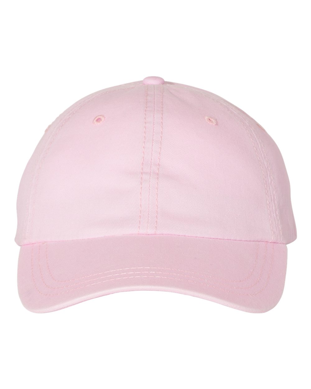 Front View of Pink Pigment-Dyed Cap - SP500