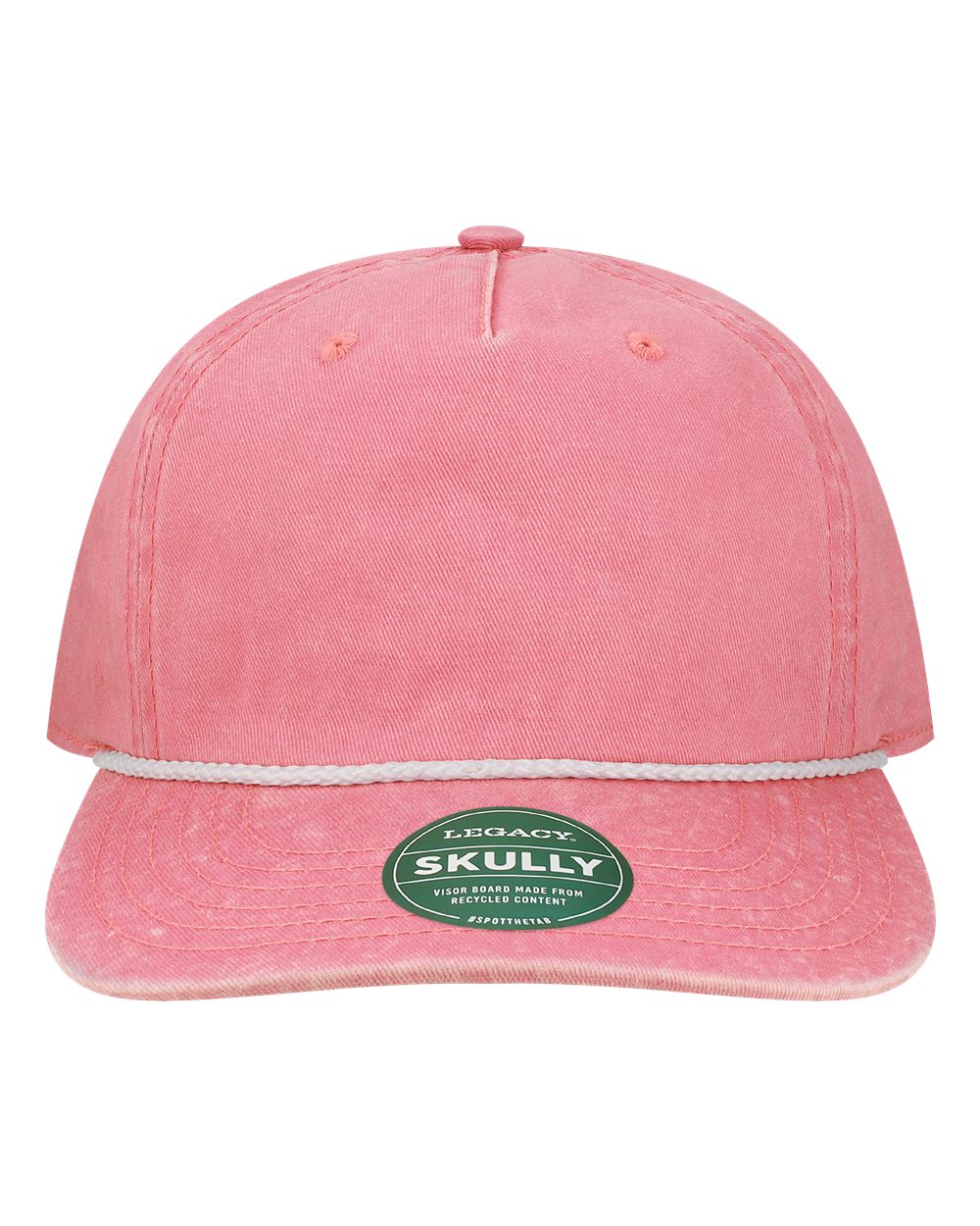 Front View of Pink Skully Cap - SKULLY