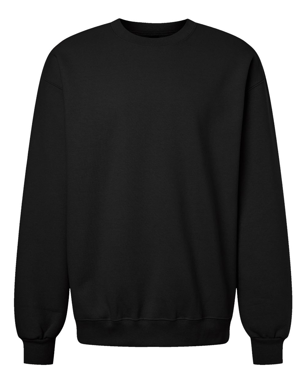 Front View of Pitch Black Hammer™ Maxweight Crewneck Sweatshirt - 19000