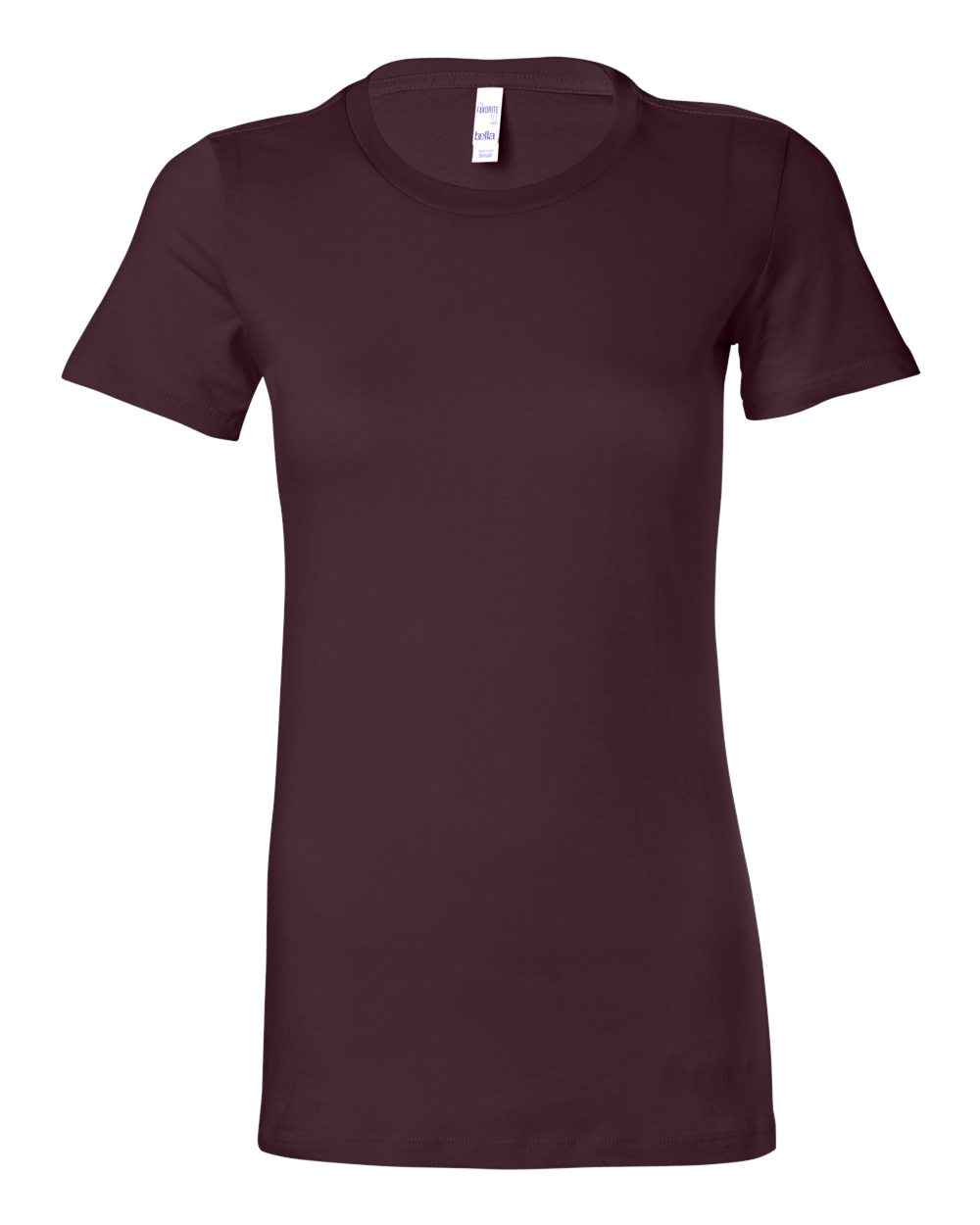 Front View of Plum Women's Slim Fit Tee - 6004
