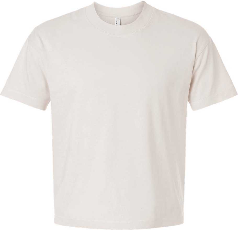 Front View of Porcelain Relaxed Crew Tee - 3520