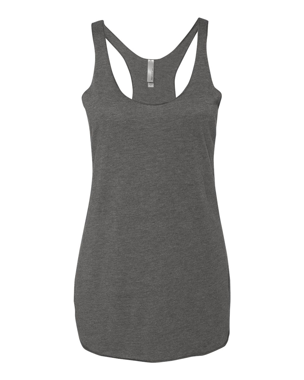 Front View of Premium Heather Women’s Triblend Racerback Tank - 6733