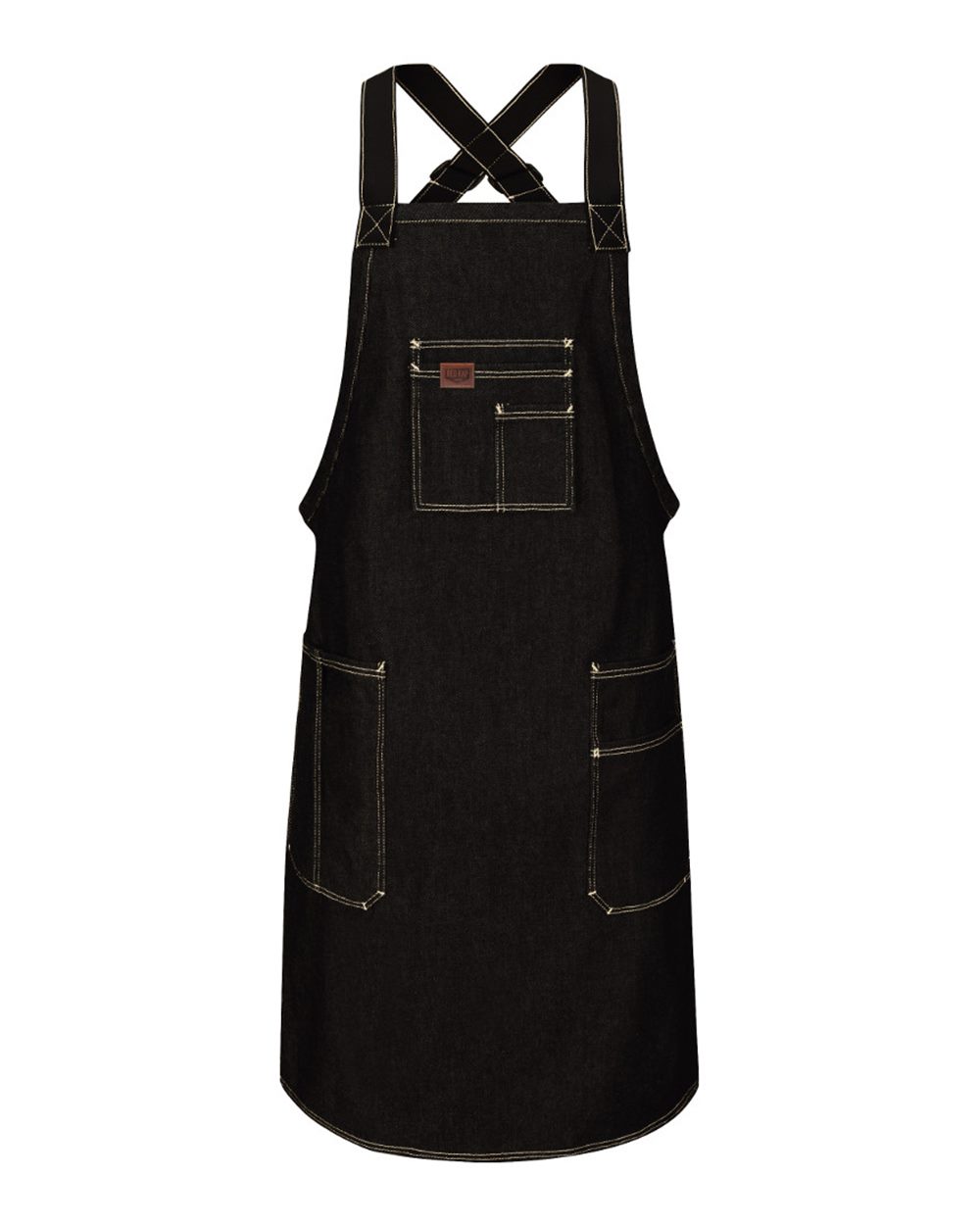 Prewashed Black Denim Shop Apron - TD20