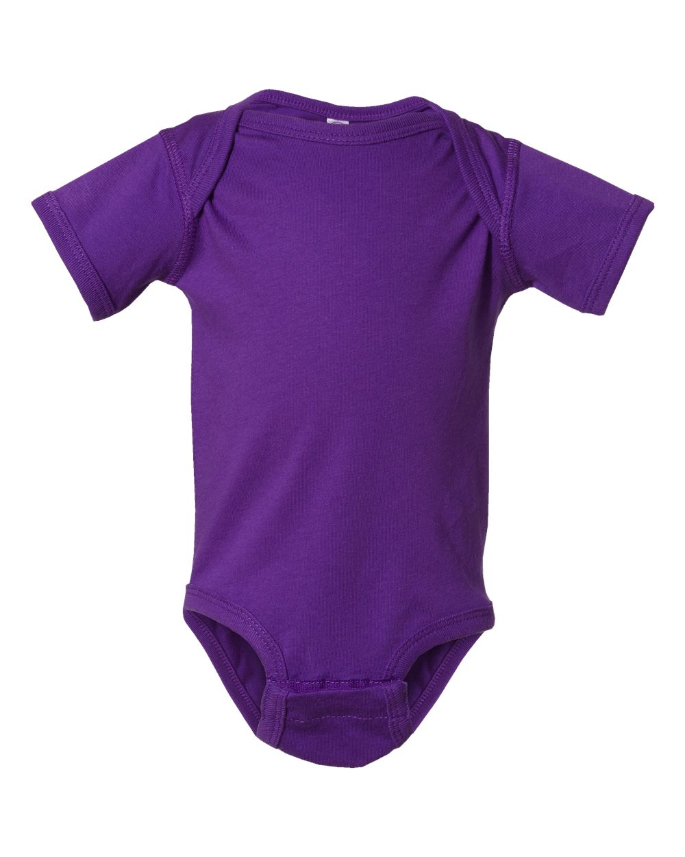 Front View of Pro Purple Infant Fine Jersey Bodysuit - 4424
