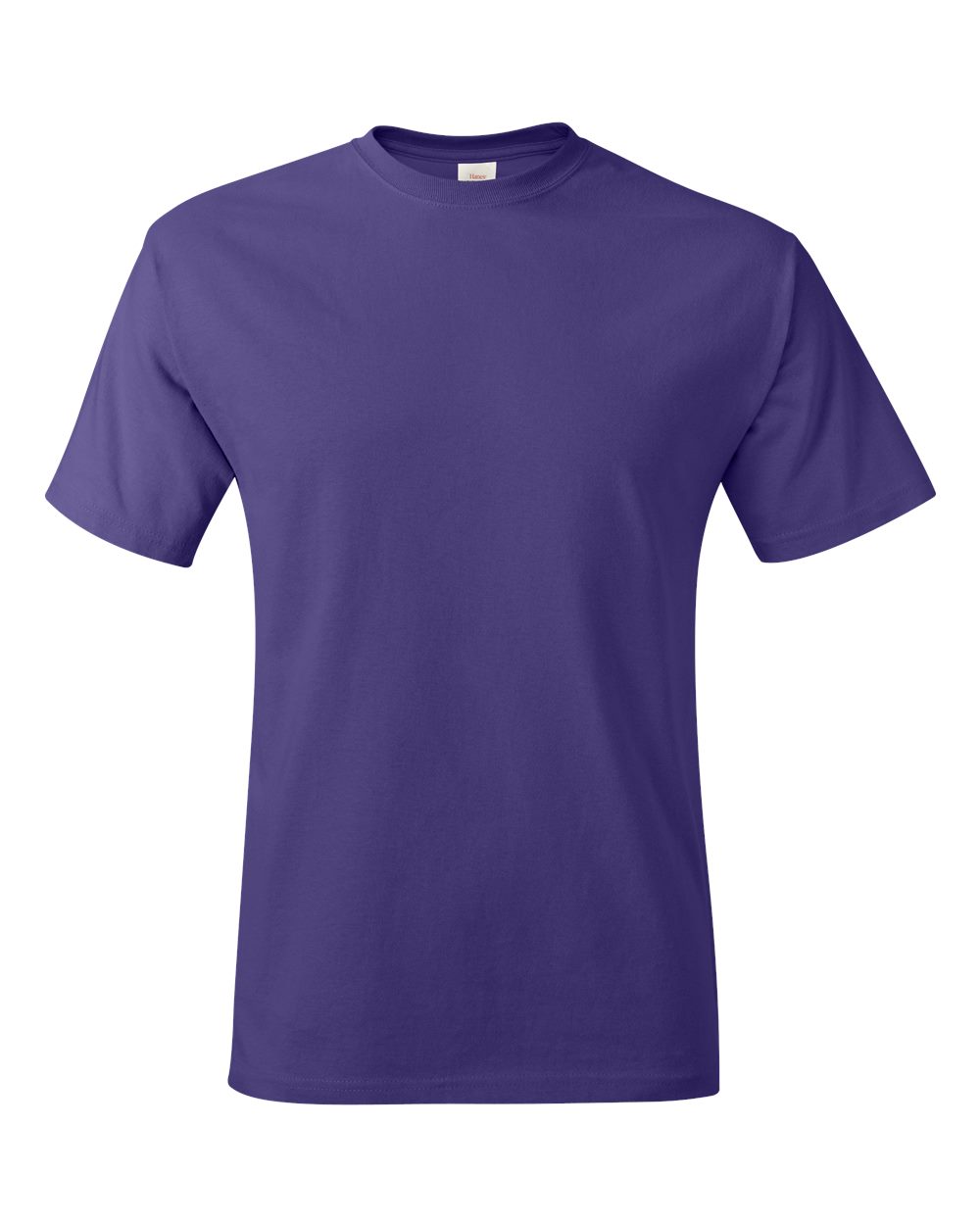 Front View of Purple Authentic T-Shirt - 5250