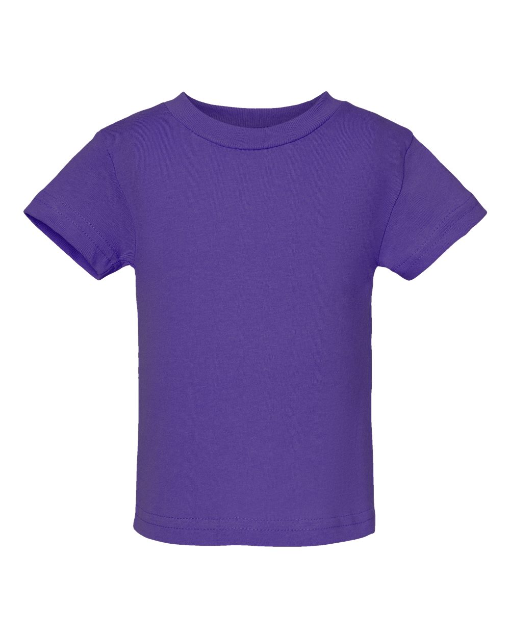 Front View of Purple Infant Cotton Jersey Tee - 3401